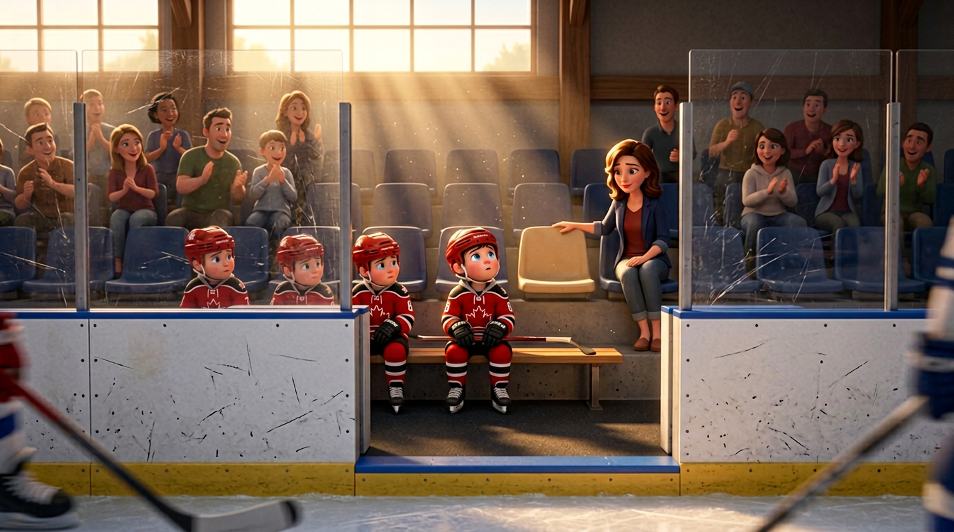 The Hockey Game — the empty seat